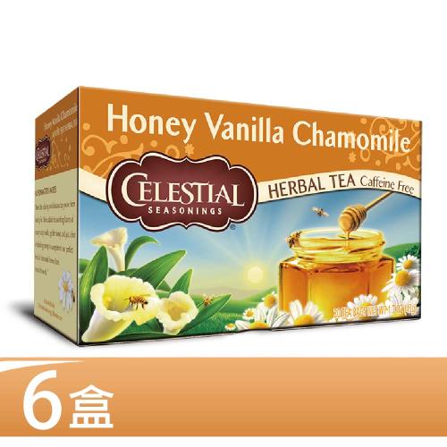 【Celestial 詩尚草本】美國進口 蜂蜜香草洋甘菊茶6盒優惠組(20環保包 x 6)