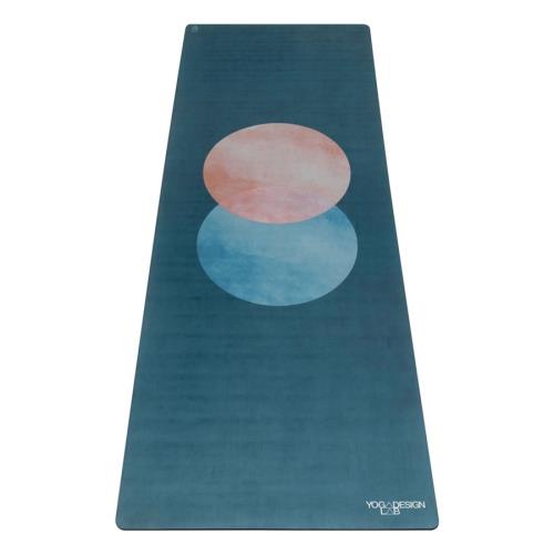 Tapis De Yoga Combo Mat 3.5 Mm Celestial - Microfibre Absorbante + Caoutchouc Naturel, Antidérapant Quand Mouillé