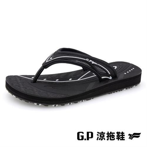 G.P 女款極簡風海灘夾腳拖鞋G3717W-黑色(SIZE:36-40 共三色) GP