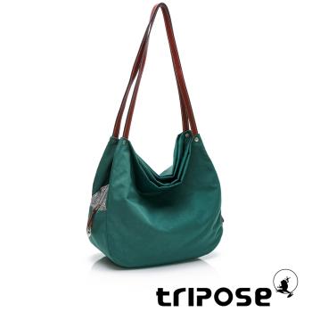 【tripose】漫遊系列悠遊單肩包(森林綠)