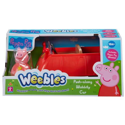 Peppa Pig 粉紅豬小妹 佩佩豬不倒翁 - 小汽車