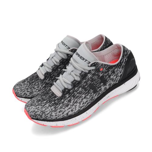 Under armour 慢跑鞋 UA Charged Bandit 3 Ombre 女鞋 黑 灰 運動鞋 3020120100