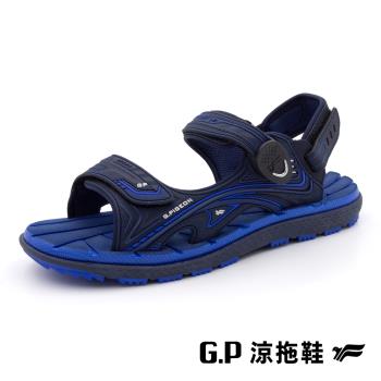 G.P 中性經典舒適磁扣兩用涼拖鞋G3888-藍色(SIZE:36-44 共三色) GP