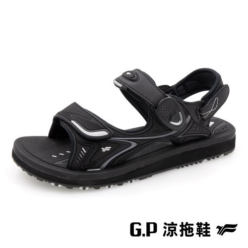 G.P 女款高彈力舒適磁扣兩用涼拖鞋G3832W-黑色(SIZE:35-39 共三色) GP