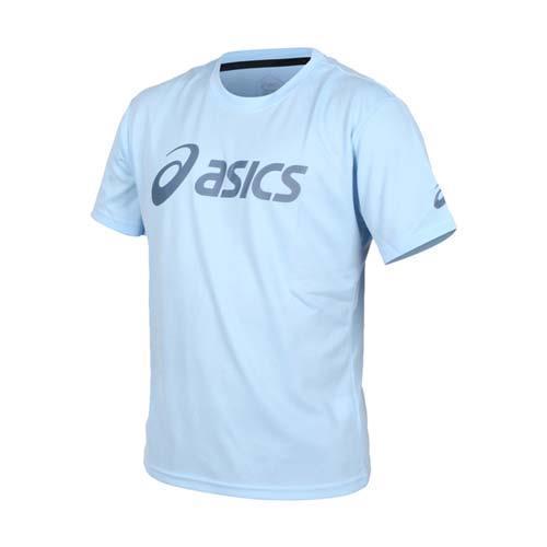 ASICS 男女短袖T恤-台灣製 吸濕排汗 慢跑 運動 上衣 亞瑟士