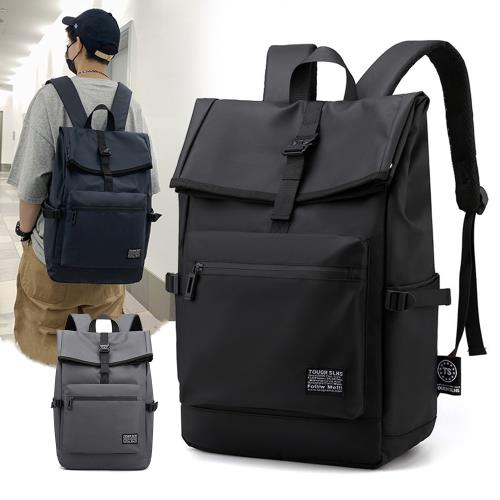 NEW MAN 新款休閒簡約旅行日常電腦防水背包雙肩包(P269)