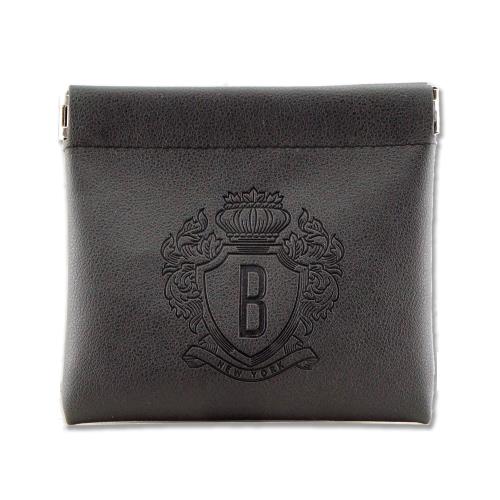 【BOBBI BROWN 芭比波朗】質感霧黑皮革小包