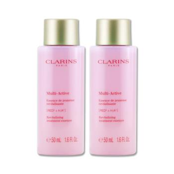 【CLARINS 克蘭詩】漾採肌活美肌精華水 50ML x 2(效期至2026年04月)