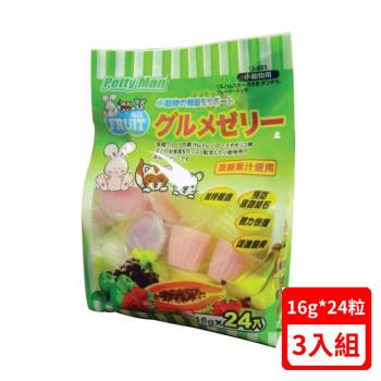 PettyMan-小動物專用果凍-綜合口味 24粒/包 X(3入組) (13-651)(下標數量2+贈神仙磚)