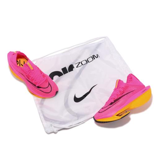 Nike 競速跑鞋Wmns Air Zoom Alphafly Next% 2 女鞋桃紅針織氣墊DN3559