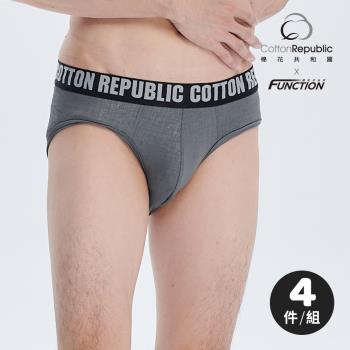 【棉花共和國】Function超涼快乾三角褲-4件組