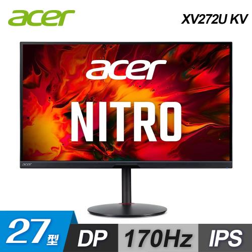 【Acer 宏碁】Nitro XV272U KV 27型電競螢幕 