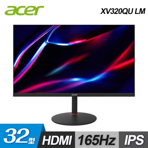 【Acer 宏碁】XV320QU LM 32型 IPS 2K電競螢幕