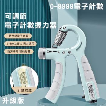 【灰熊厲害】升級版電子計數可調節握力器 腕力器 抓力 手腕復健 5-60kg調節