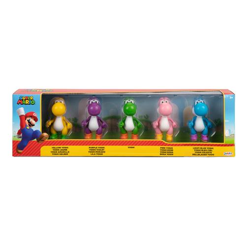 Jakks Pacific 任天堂 2.5吋耀西5入W2