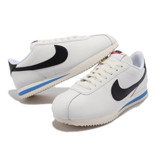 Nike 休閒鞋Wmns Cortez 女鞋男鞋白藍阿甘鞋皮革基本款運動鞋DN1791