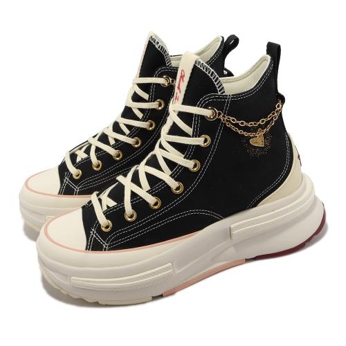 Converse 帆布鞋 Run Star Legacy CX 男鞋 女鞋 黑 金 情人節限定款 厚底增高 高筒 A05137C