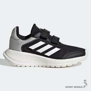 Adidas TENSAUR RUN 2.0 女鞋 中童 大童 慢跑 網布 透氣 輕量 黑【運動世界】GZ3434