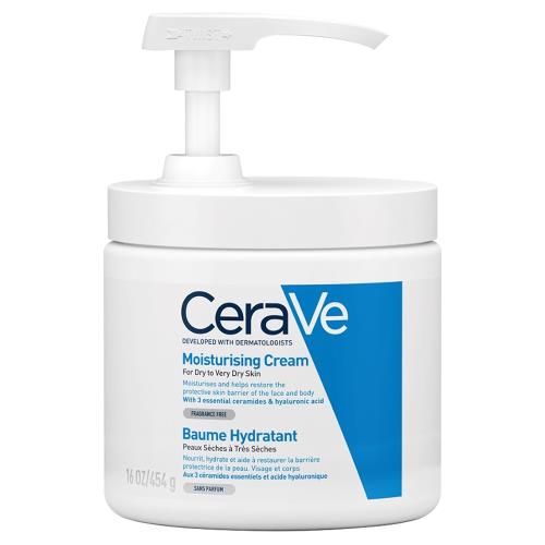 CeraVe適樂膚 長效潤澤修護霜454g(附壓頭)