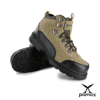 【PAMAX 帕瑪斯】戶外休閒型頂級氣墊止滑安全靴(PW0315FEH 米 / 男)