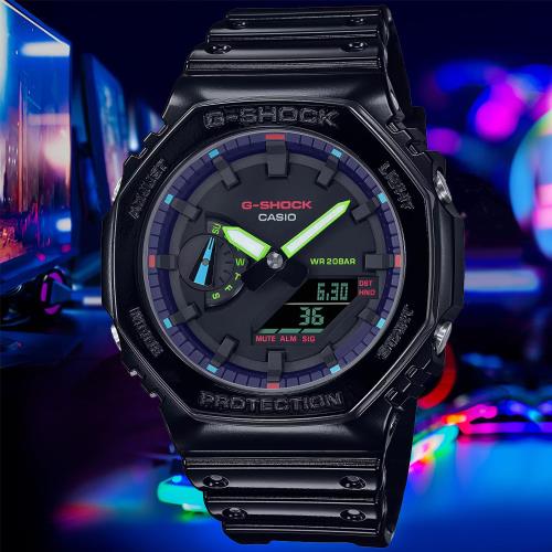 CASIO G SHOCK GA 2100RGB 1A