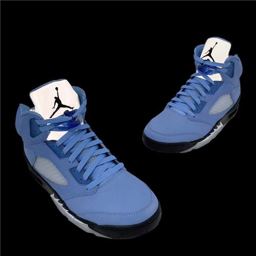 Nike 休閒鞋Air Jordan 5 Retro 男鞋北卡藍大學藍復刻喬丹AJ5 DV1310
