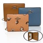 【COACH】字母C拉鍊零錢袋鈔票短夾(均一價)