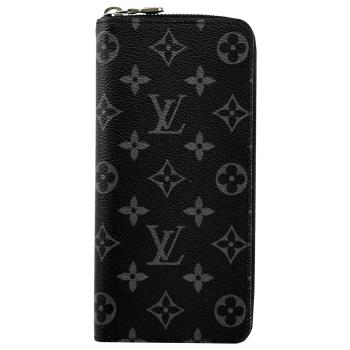 Louis Vuitton LV M62295 經典Monogram Eclipse老花拉鍊長夾