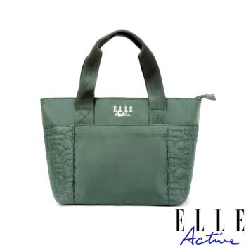 【ELLE Active】繁花世界系列-手提包/手提袋-綠色