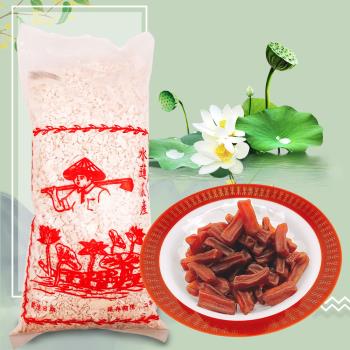 白河蓮藕茶粉(600g/包)*1包+素食五香蒟蒻條(300g/包)*1包
