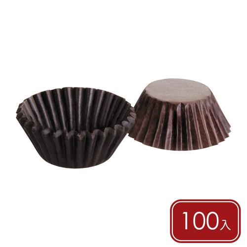 《IBILI》迷你蛋糕紙模100入(咖4cm)
