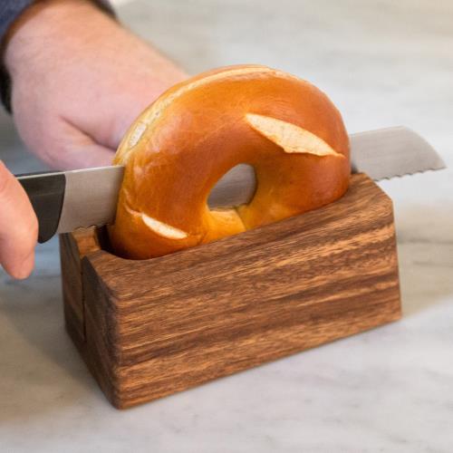 《Ironwood》木質貝果切分底座