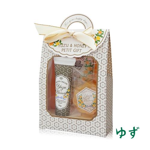 Beauwell 柚蜜精油保濕護膚禮盒(入浴劑35g+精油香皂35g+護手霜30g)