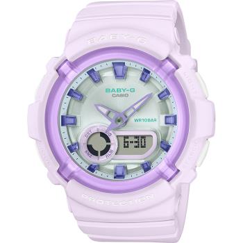 CASIO 卡西歐】BABY-G 葡萄糖果雙顯手錶(BGA-280SW-6A)