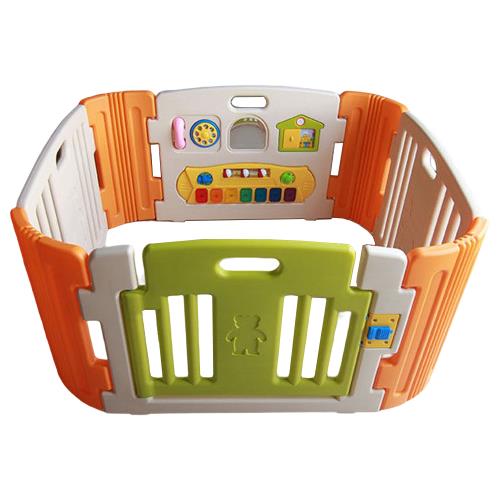 【韓國HAENIM TOYS】嬰兒音樂圍欄 (5片) HNP-735M 白色