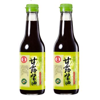 【金蘭食品】甘露醬油500ml x2入