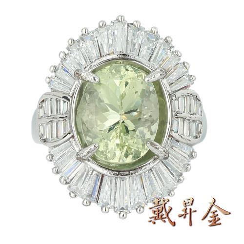 【戴昇金】天然摩根石3克拉女戒指 (FJR01457)