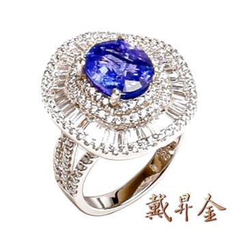 【戴昇金】天然刻面丹泉石設計師款女戒指3克拉 (FJR01552)