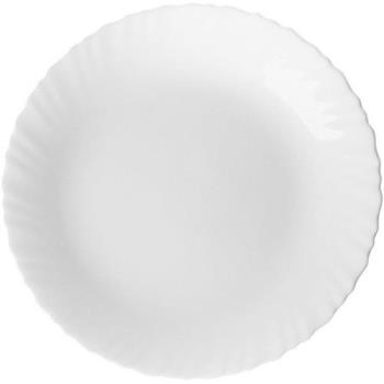 《EXCELSA》Wave白瓷淺餐盤(25cm)