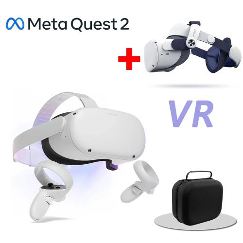 Meta Quest】Oculus Quest 2 VR 256G頭戴式裝置(周邊全配組)|會員獨享