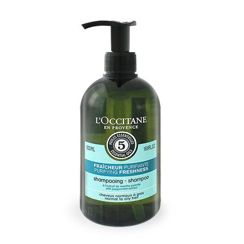 LOCCITANE 歐舒丹 草本淨涼洗髮乳(500ml)-百貨公司貨
