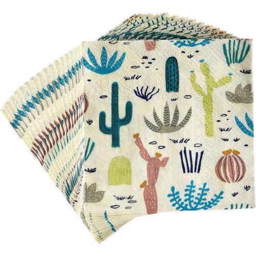 [Rex LONDON]方形餐巾紙20入(仙人掌)