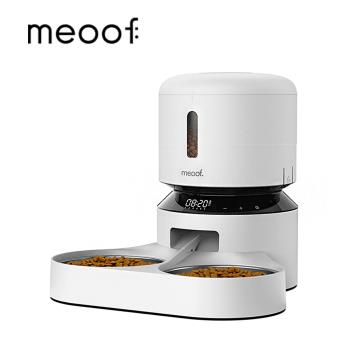 meoof 膠囊自動餵食器 按鍵版 3L 雙碗 【 臺灣總代理公司貨 】
