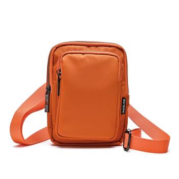 TRAVEL FOX包包 輕質感隨身萬用小側背包 - 活力橘 TB812-16
