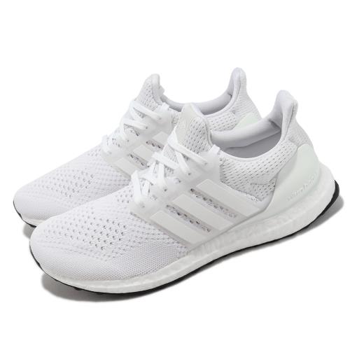 adidas 慢跑鞋Ultraboost 1.0 男鞋女鞋白緩震馬牌輪胎大底透氣路跑運動