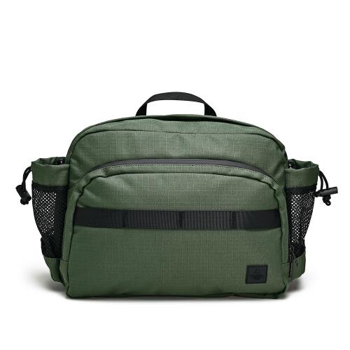 TRAVEL FOX 包包 悠遊戶外腰背斜肩背三用筆電三用包-森林綠 TB809-17