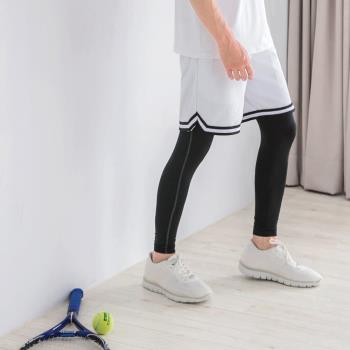 【OB 嚴選】台灣品質世界同步車縫貼腿彈力男生運動內搭褲 《KL0212》