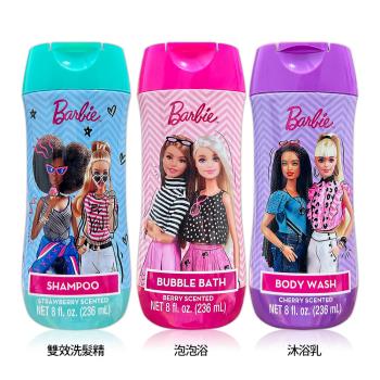 Barbie卡通系列236ml/8oz x2瓶 (洗髮/沐浴/泡泡浴)