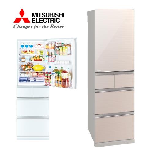 加碼送8000商品卡 MITSUBISHI三菱 455L日本製一級能效五門變頻冰箱(水晶粉)MR-BC46Z-P-C 庫(G)