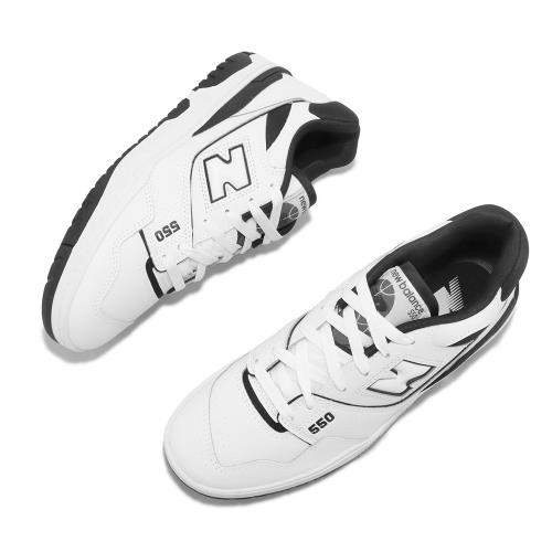 New Balance 休閒鞋550 男鞋女鞋黑白中性復古NB 紐巴倫運動鞋BB550HA1